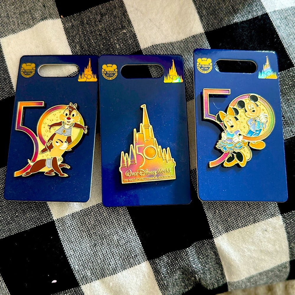 Disney 50th Anniversary Pin Collection